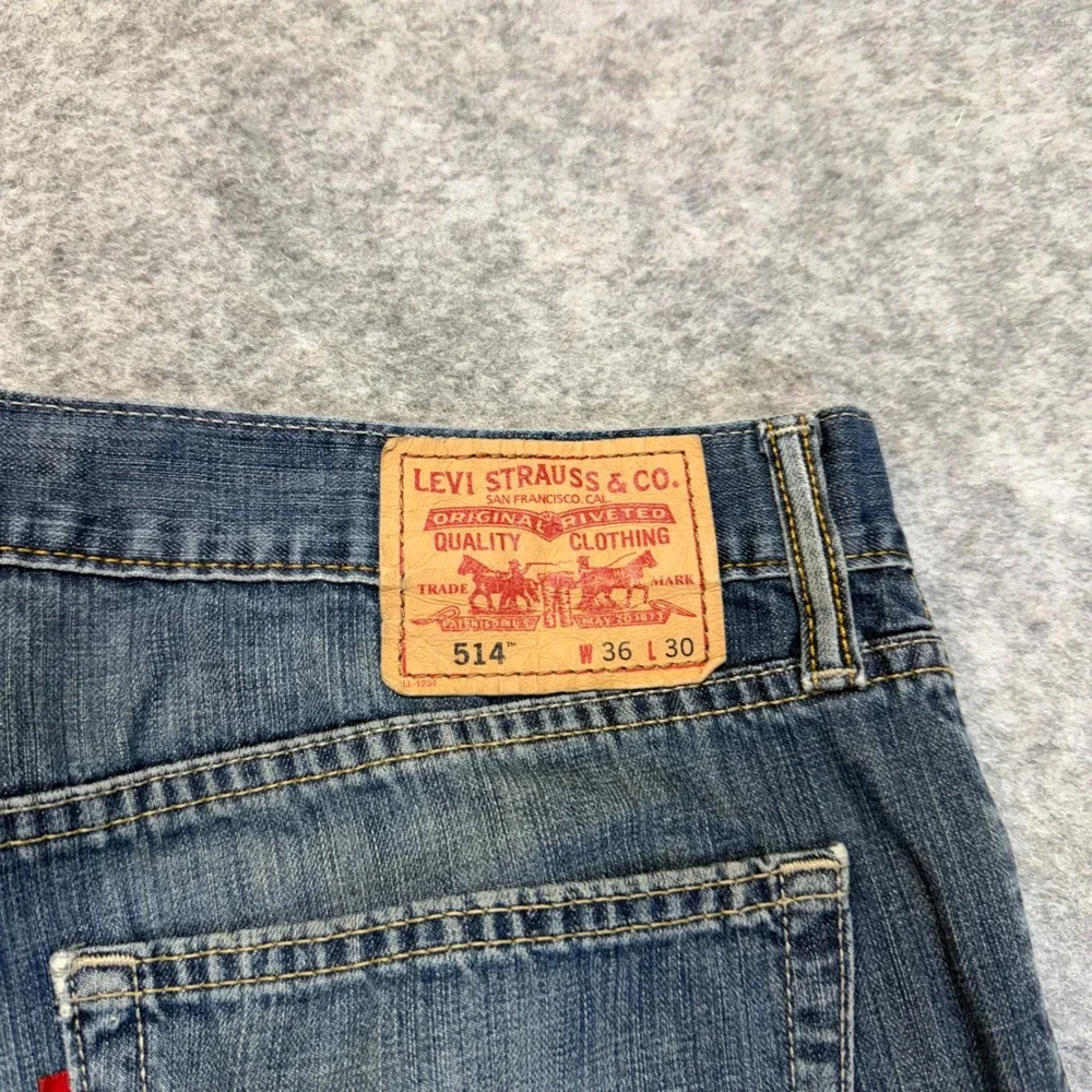 Lot of 3 Levi's 541 514 Jeans Men's 36x30 Blue Denim Work Pants Bundle